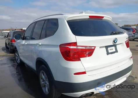 2011 BMW X3 xDrive28I z USA, uszkodzony, nr VIN 5UXWX5C54BL702624